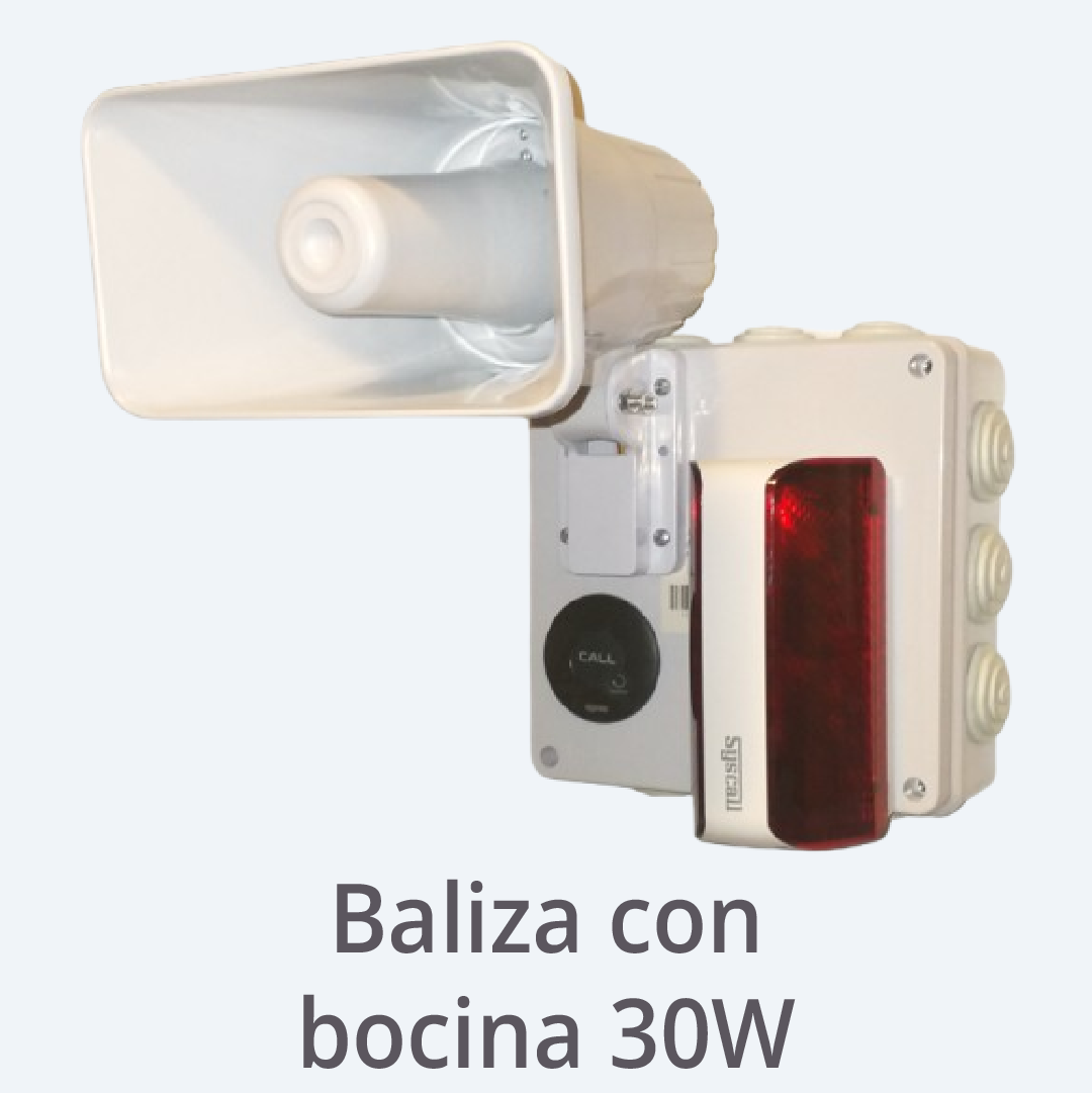 Imagen de Baliza con bocina 30W
